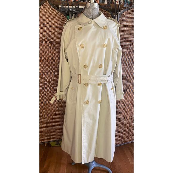 Men’s L//Vintage 80s Burberry Trench Coat